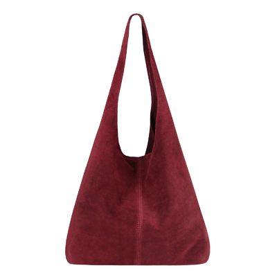 本物 スウェード レザー 肩袋 イタリアン レザー 優れた工芸品