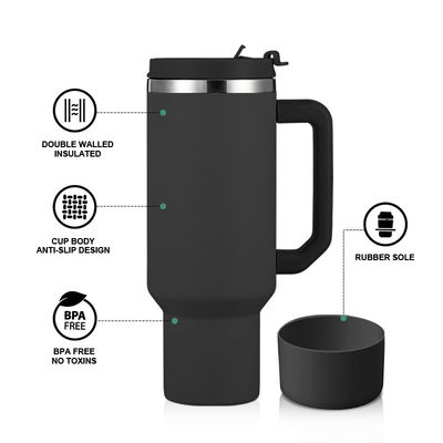ステンレス鋼の水瓶 隔熱式コーヒータンブラー カフェ ティー ビール 水用カップ