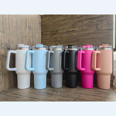 カスタムロゴ 水瓶 40ozステンレス鋼 キャンプ用  voyage mug