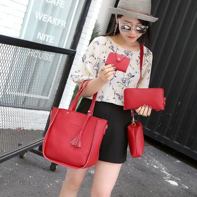 国産スタイル ユニセックス PU レザー クロスボディ バッグ 大容量 リッチー デザイン