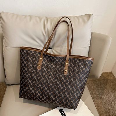 大容量 ファッション プリント PU ハンドバッグ 3 ハンドル クロスボディ バッグ