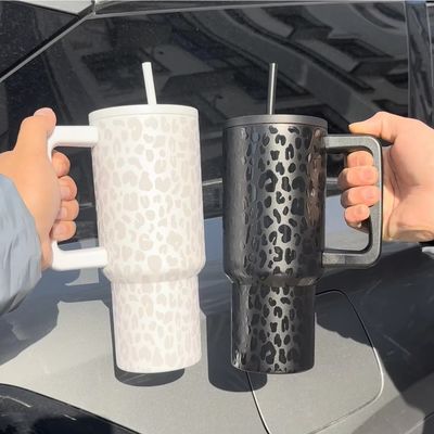 カスタム アドベンチャー 40オンス ステンレス 鋼タンブラー 双壁隔熱とハンドル