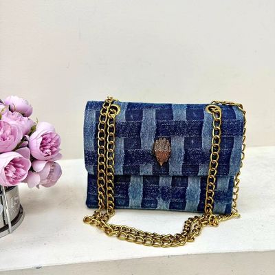 キャンバス 織物 スクウェア クロスボディ ハンドバッグ デザイナー イーグル ヘッド ファッショナルのメッセンジャー